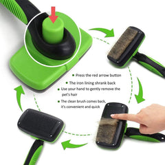 Self Cleaning Dog Hair Remover Brush