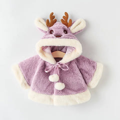 Cute Christmas Elk Baby Jacket