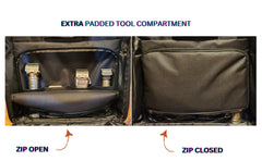 Smart Barber Bag - Extra Large Capacity, Water-Resistant Grooming Tool Backpack with Compartments for Clippers and Supplies - Durable, Easy to Clean, Perfect for Travel (Bag Only)