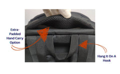 Smart Barber Bag - Extra Large Capacity, Water-Resistant Grooming Tool Backpack with Compartments for Clippers and Supplies - Durable, Easy to Clean, Perfect for Travel (Bag Only)