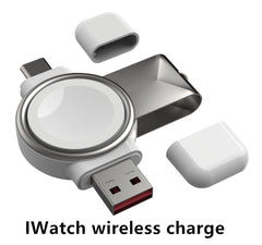 3-in-1 Wireless Magsafe Charger Stand - For Apple