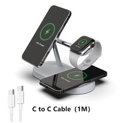 3-in-1 Wireless Magsafe Charger Stand - For Apple