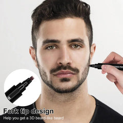 Beard Filler Pencil & Brush – Waterproof Beard Enhancer