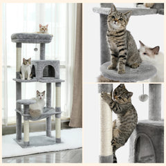 5-Level Cozy Condo Cat Tower