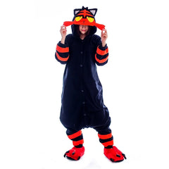 TAKARA TOMY Pajamas Pokemon Onesie Litten Kigurumi Cat Anime Pijama Jumpsuit Halloween Christmas Cosplay Costume Party Outfit