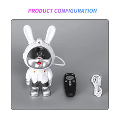 LED Astronaut Projection Lights Starry Sky Atmosphere Lantern Galaxy Projector Night Light Desktop Decoration Lamp Bedroom Home