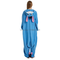 Onesieshow Animal Kigurumi Pyjamas Halloween Onesie Adult Kids Cartoon Donkey Pajama Cosplay Party Women Men Homewear