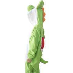 Super Mari0 LUIGI Yoshi Onesie Frog Cosplay Costume Kigurumi Halloween Christmas Fleece Pajama LOVERS Full Body Homewear GIFT