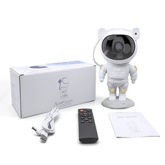 Spaceman Galaxy Projector Lamp Starry Sky Night Light For Home Bedroom Decor Astronaut Decorative Luminaires Children's Gift