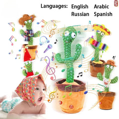 Talking Cactus Toy, Dancing Cactus Toy - Multi-Language Singing Fun!