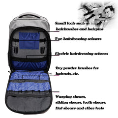 Barber Bag Water-Resistant Hairdressing Backpack