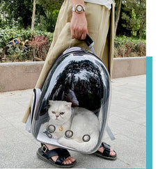 🌟 Cat Carrier Backpack - A must-have for your adventurous kitty, puppy, or tweety bird! 🐾