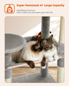 5-Level Cozy Condo Cat Tower