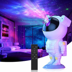 Bluetooth APP Rocket Astronaut Star Galaxy Projector LED Night Light Lamp Starry Sky Porjectors Lamp  For Kids Bedroom Decorate