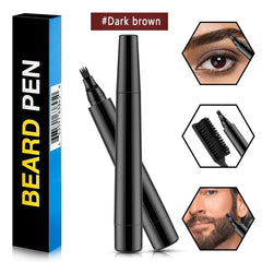 Beard Filler Pencil & Brush – Waterproof Beard Enhancer