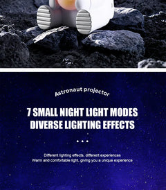 LED Astronaut Projection Lights Starry Sky Atmosphere Lantern Galaxy Projector Night Light Desktop Decoration Lamp Bedroom Home