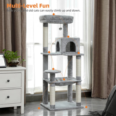 5-Level Cozy Condo Cat Tower