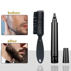 Beard Filler Pencil & Brush – Waterproof Beard Enhancer