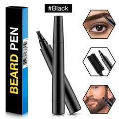 Beard Filler Pencil & Brush – Waterproof Beard Enhancer