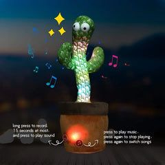 Talking Cactus Toy, Dancing Cactus Toy - Multi-Language Singing Fun!