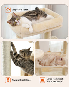 5-Level Cozy Condo Cat Tower