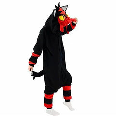 TAKARA TOMY Pajamas Pokemon Onesie Litten Kigurumi Cat Anime Pijama Jumpsuit Halloween Christmas Cosplay Costume Party Outfit