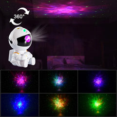 New Star Astronaut Projector LED Night Light Starry Sky Porjectors Lamp Decoration Bedroom Room Decorative  Children Gifts