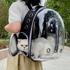 🌟 Cat Carrier Backpack - A must-have for your adventurous kitty, puppy, or tweety bird! 🐾