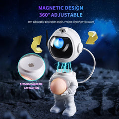 LED Astronaut Projection Lights Starry Sky Atmosphere Lantern Galaxy Projector Night Light Desktop Decoration Lamp Bedroom Home