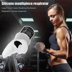 Lung Trainer Breathing Exercise For Lungs Portable Breath Fitness Exerciser Device Endurance Workout With Adjustable Resistances To