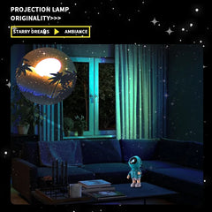 LED Astronaut Projection Lights Starry Sky Atmosphere Lantern Galaxy Projector Night Light Desktop Decoration Lamp Bedroom Home