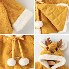 Cute Christmas Elk Baby Jacket