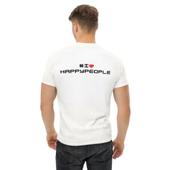 I Love Happy People - Unisex Classic Tee Back