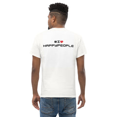 I Love Happy People - Unisex Classic Tee Back