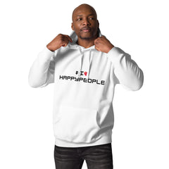 I Love Happy People - Unisex Hoodie Front